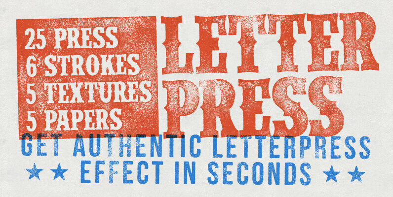 Instant Letterpress Effect Kit