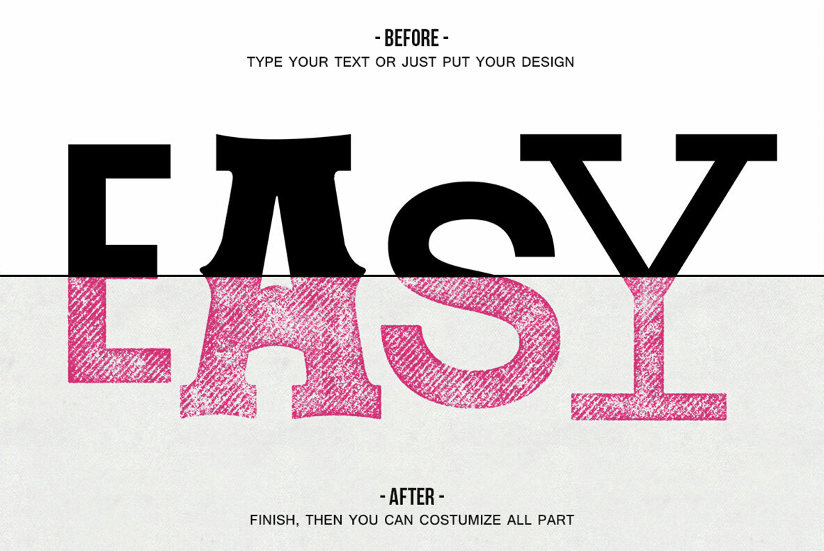 Instant Letterpress Effect Kit 2