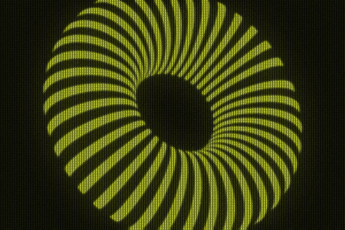 CRT Screen Text Effect 4