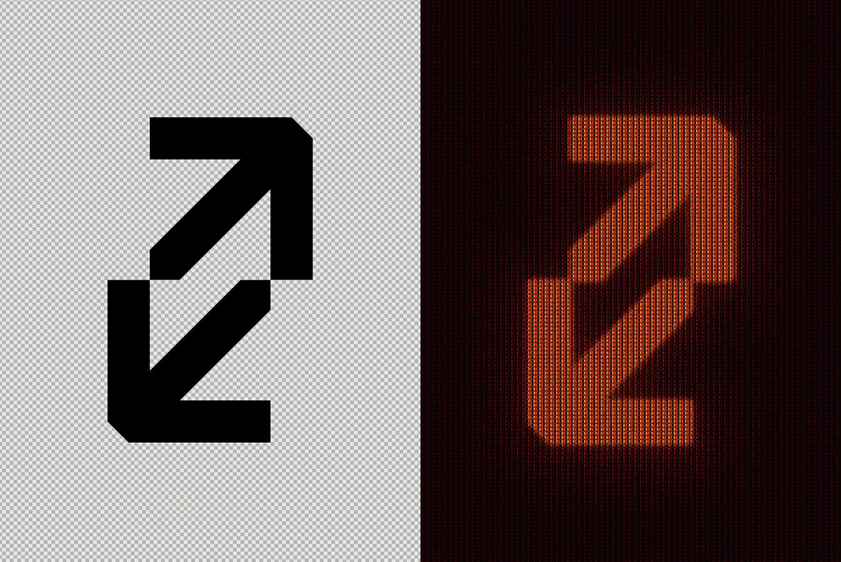 CRT Screen Text Effect 7