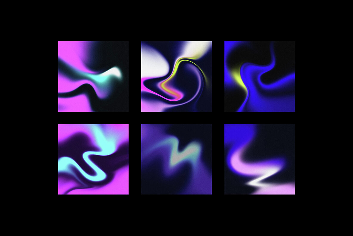 Liquid Textures Gradient Collection 7