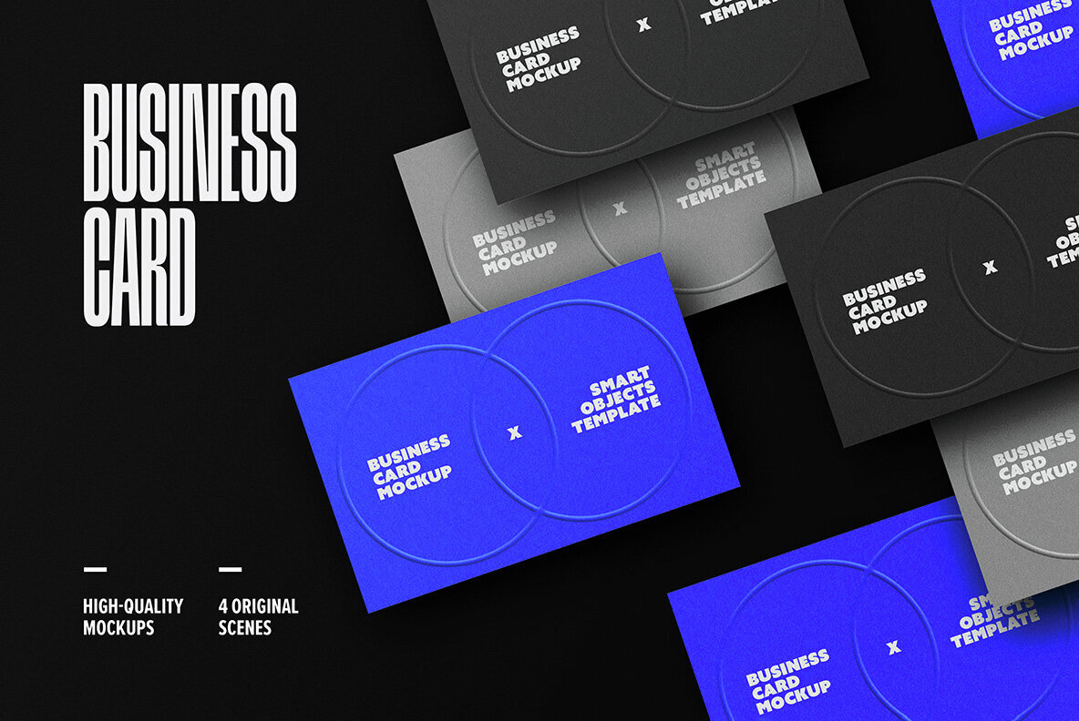Pacific Business Card Mockups 1