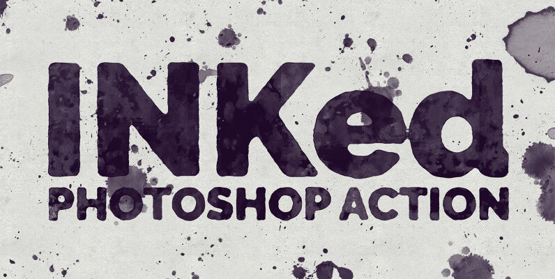 INKed   Photoshop Action Kit