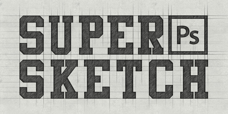 Super Sketch   Photoshop Action Kit