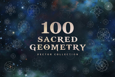 100 Sacred Geometry Vectors