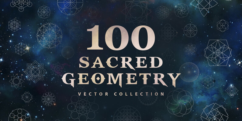 100 Sacred Geometry Vectors