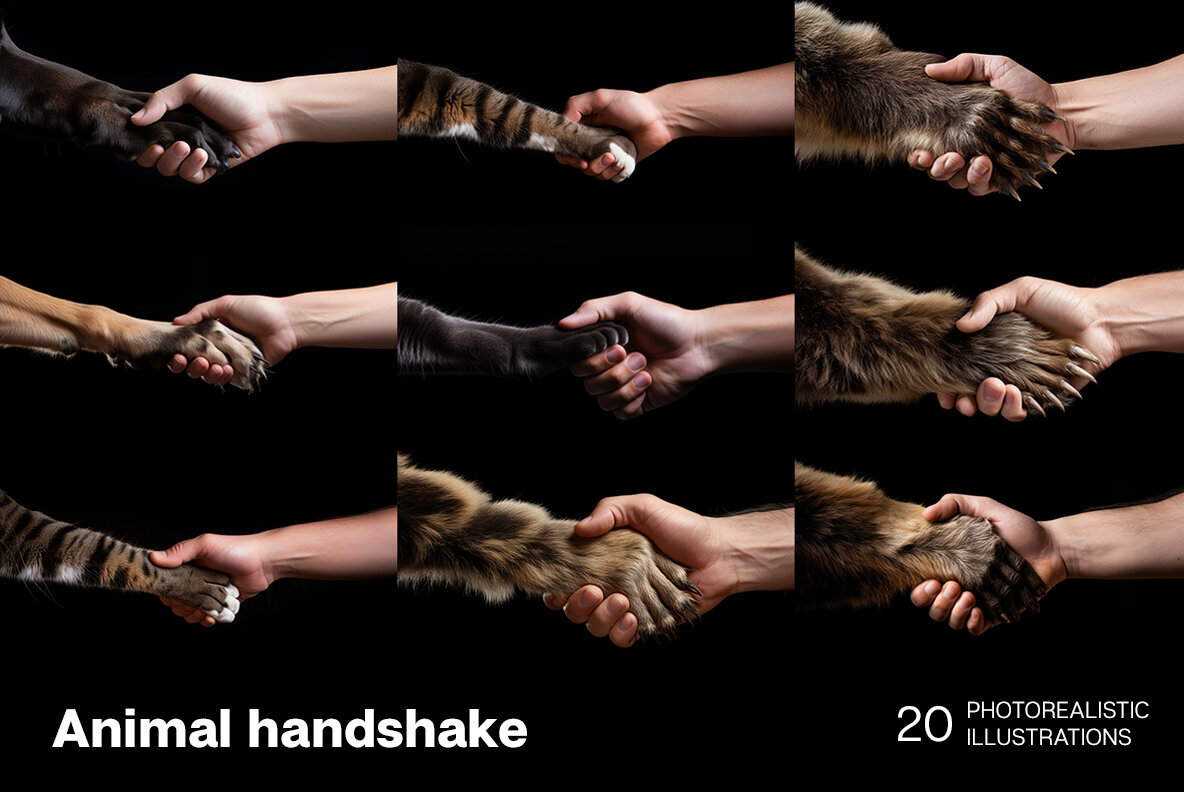 Animal Handshake 2