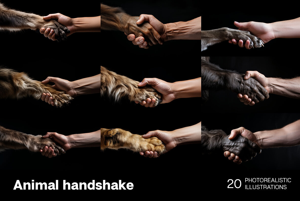 Animal Handshake 3