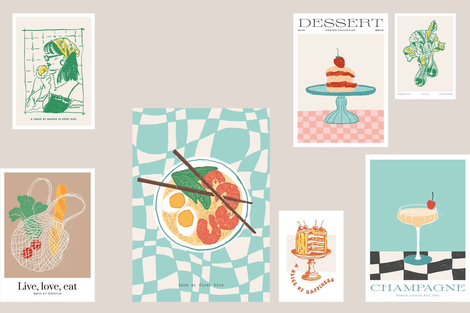 Food Cravings Prints Poster 7