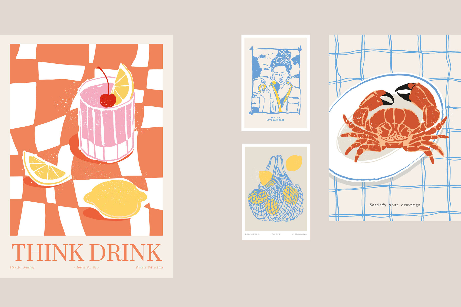 Food Cravings Prints Poster 13