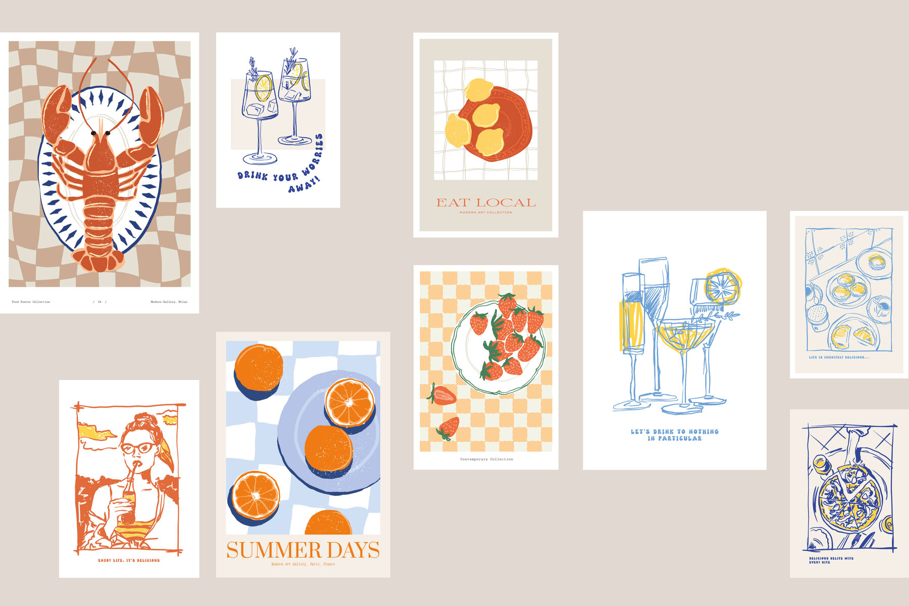 Food Cravings Prints Poster 14