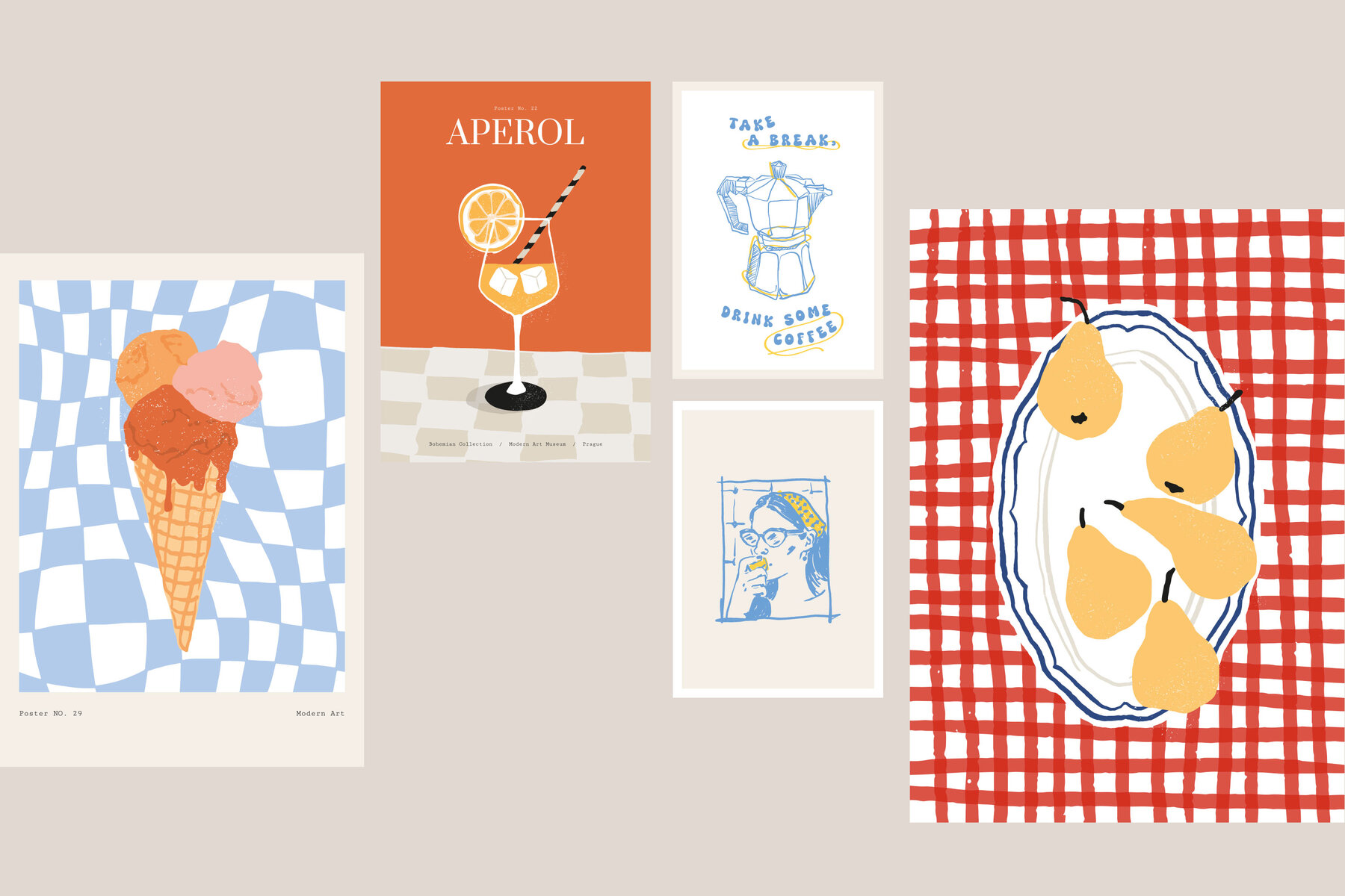 Food Cravings Prints Poster 16