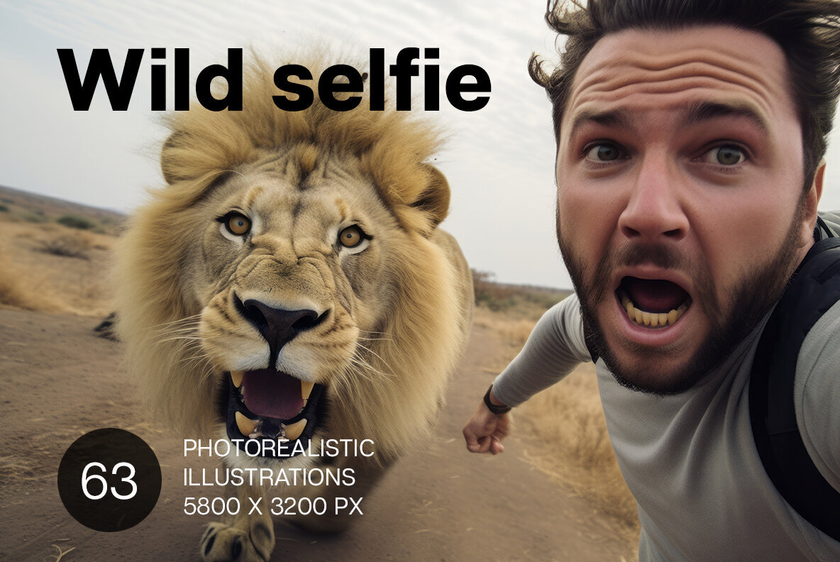 Selfie with wild animals 1