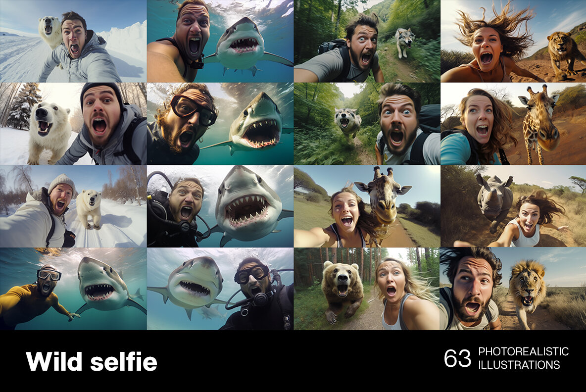 Selfie with wild animals 5