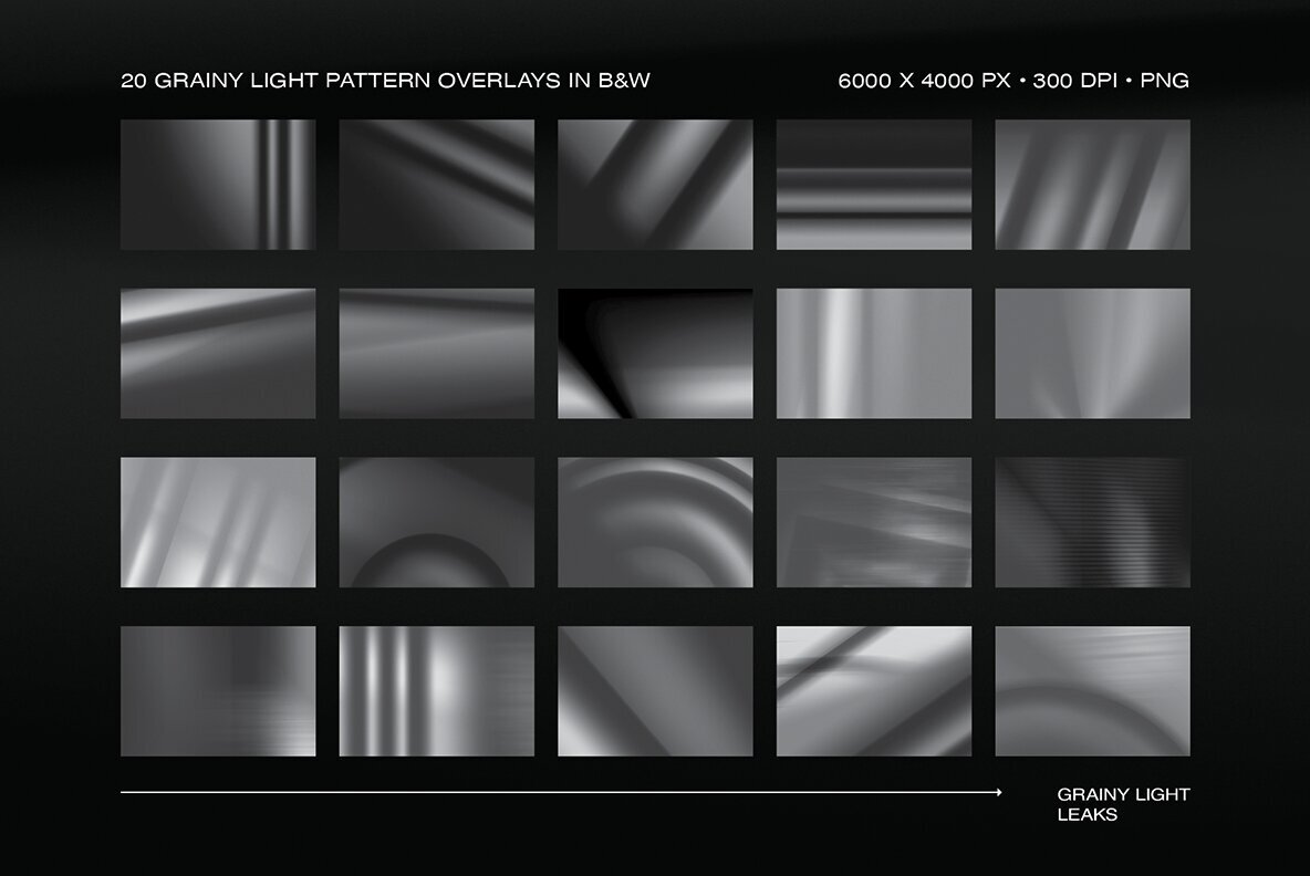 Grainy Light Leak Overlays 4