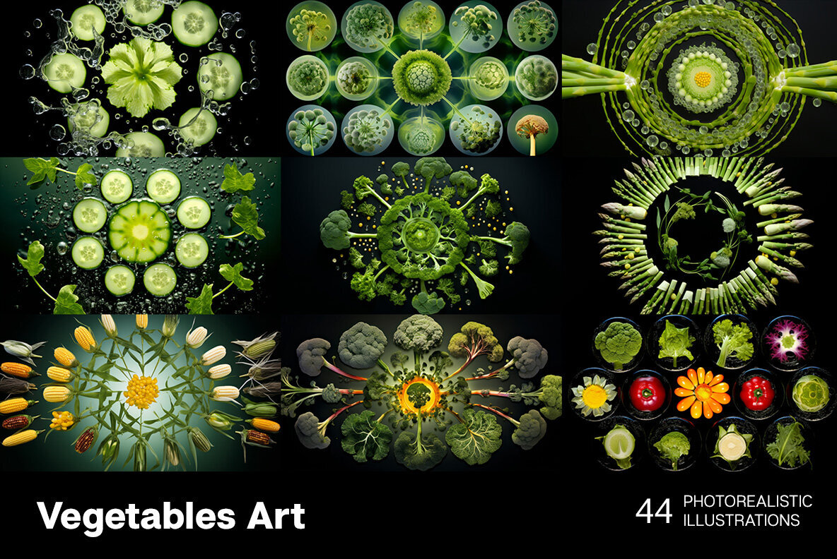 Vegetables Art 2