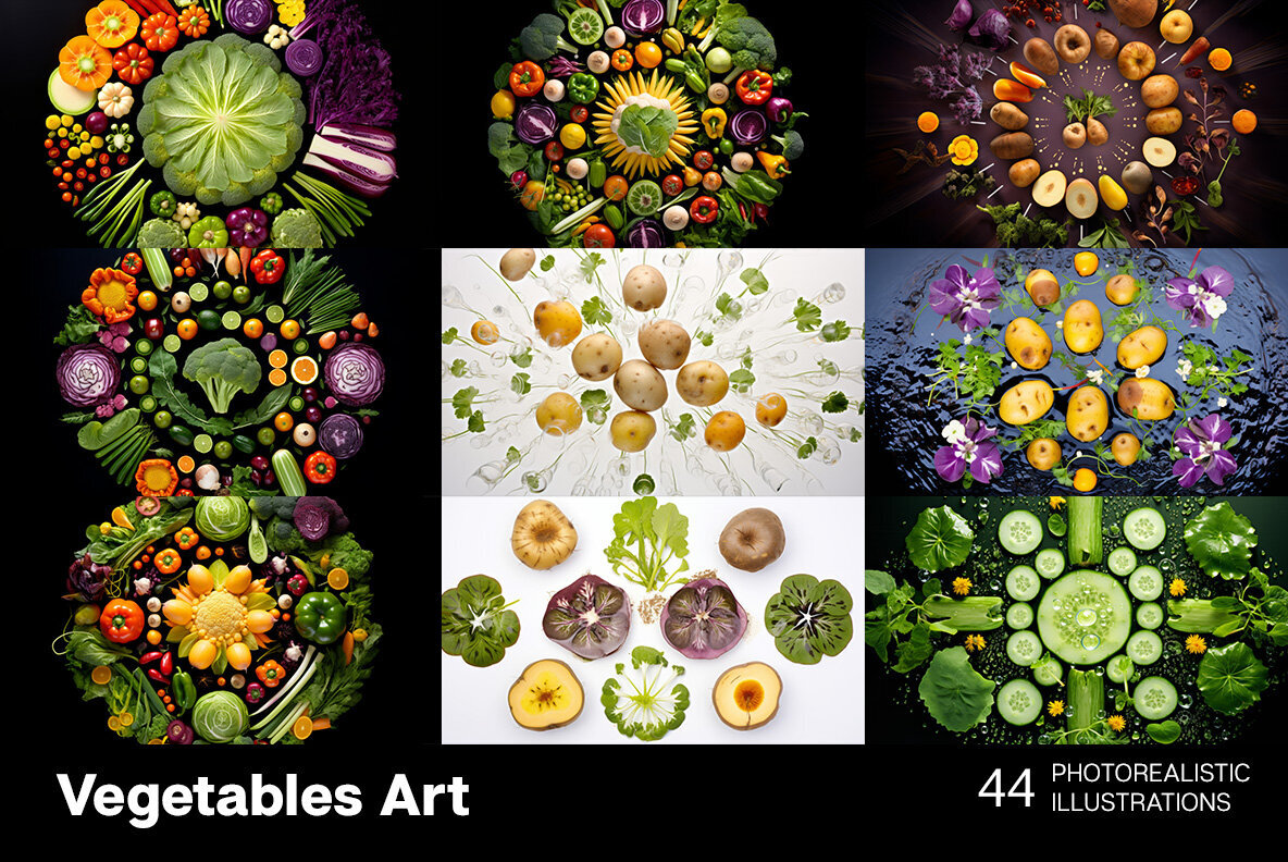 Vegetables Art 3