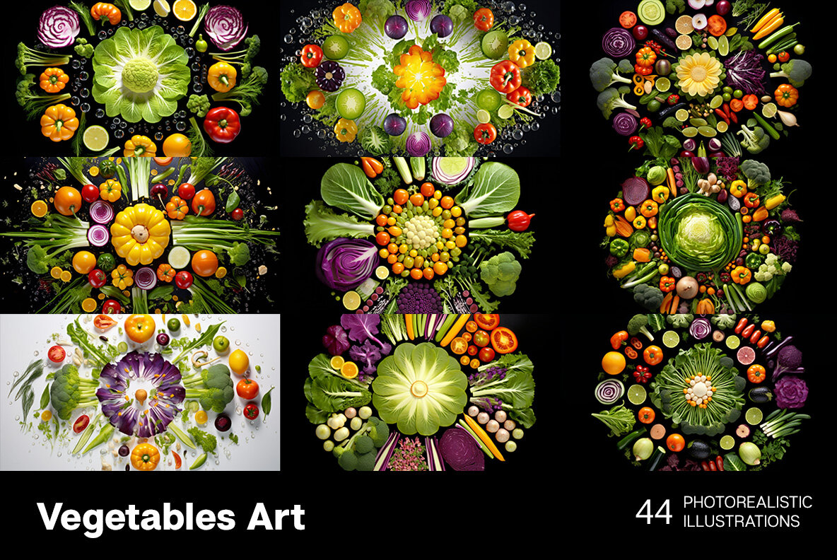 Vegetables Art 4