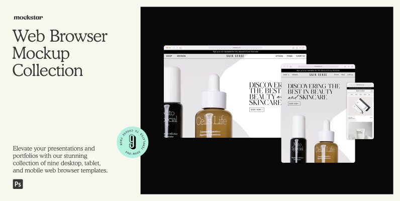 Web Browser Mockup Collection