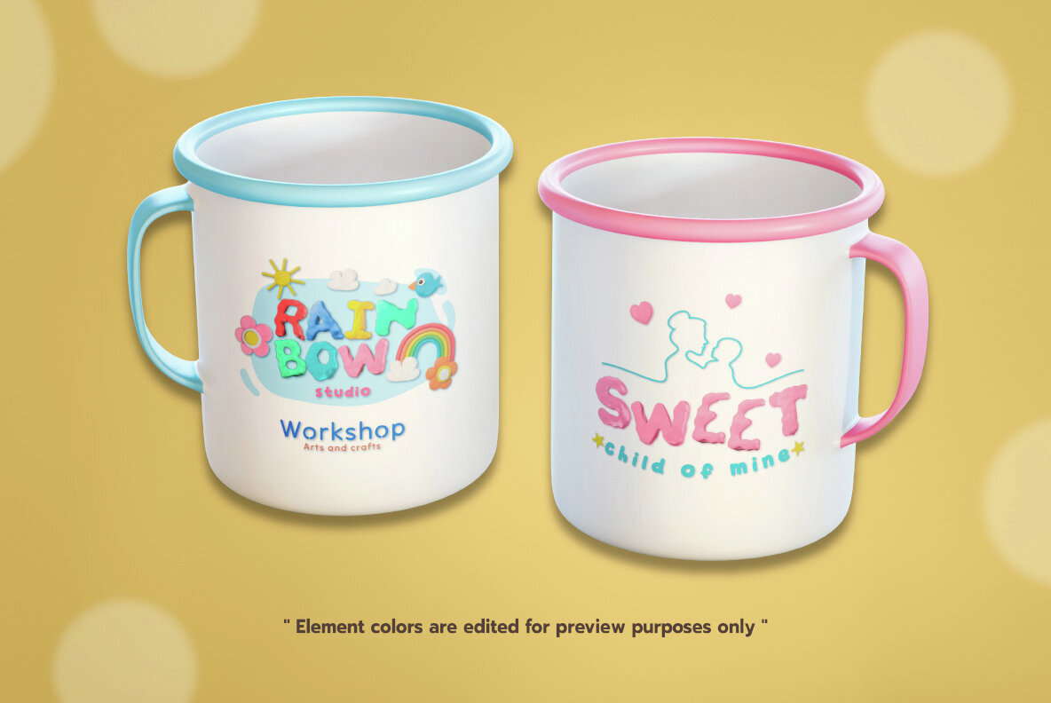 Polymer Clay Alphabet 3D 4