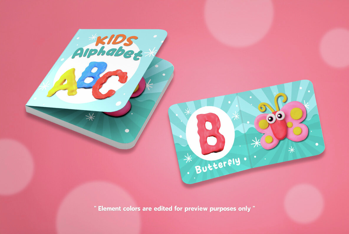 Polymer Clay Alphabet 3D 5