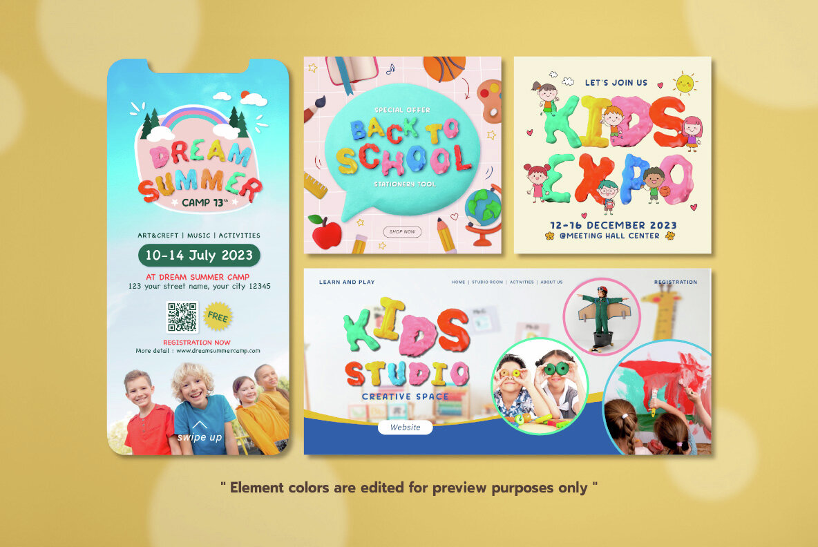 Polymer Clay Alphabet 3D 6