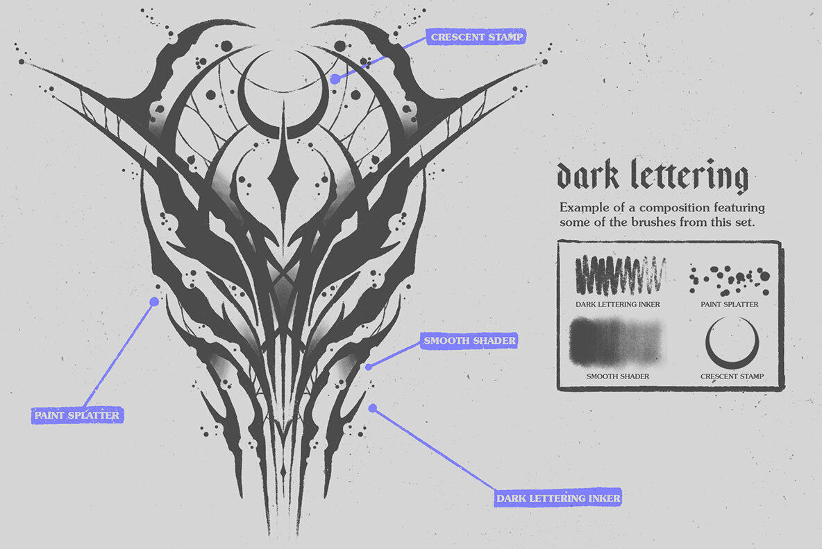 Chaos Procreate Brushes 5