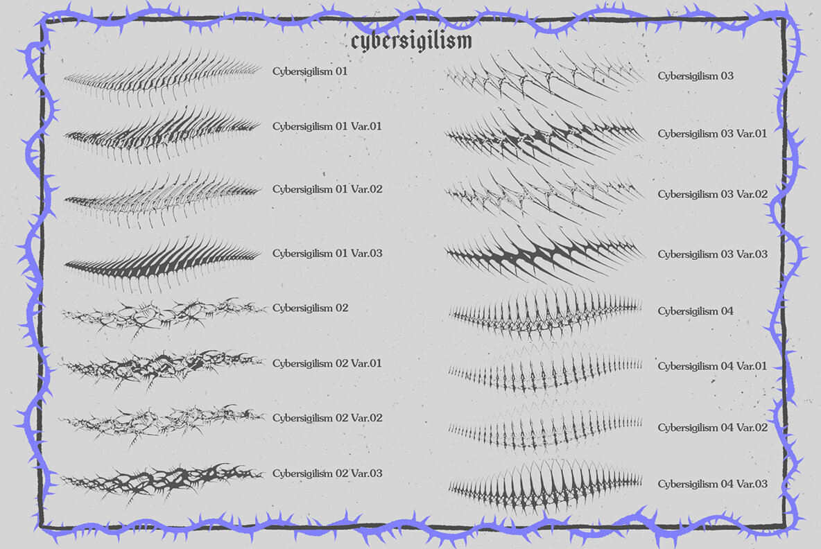 Chaos Procreate Brushes 11