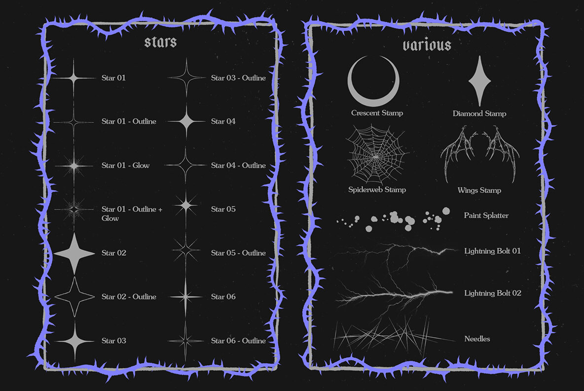 Chaos Procreate Brushes 13