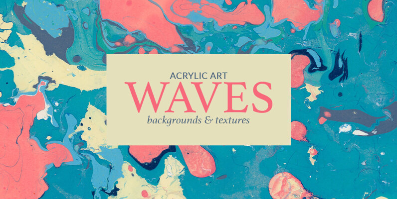 Acrylic art Waves