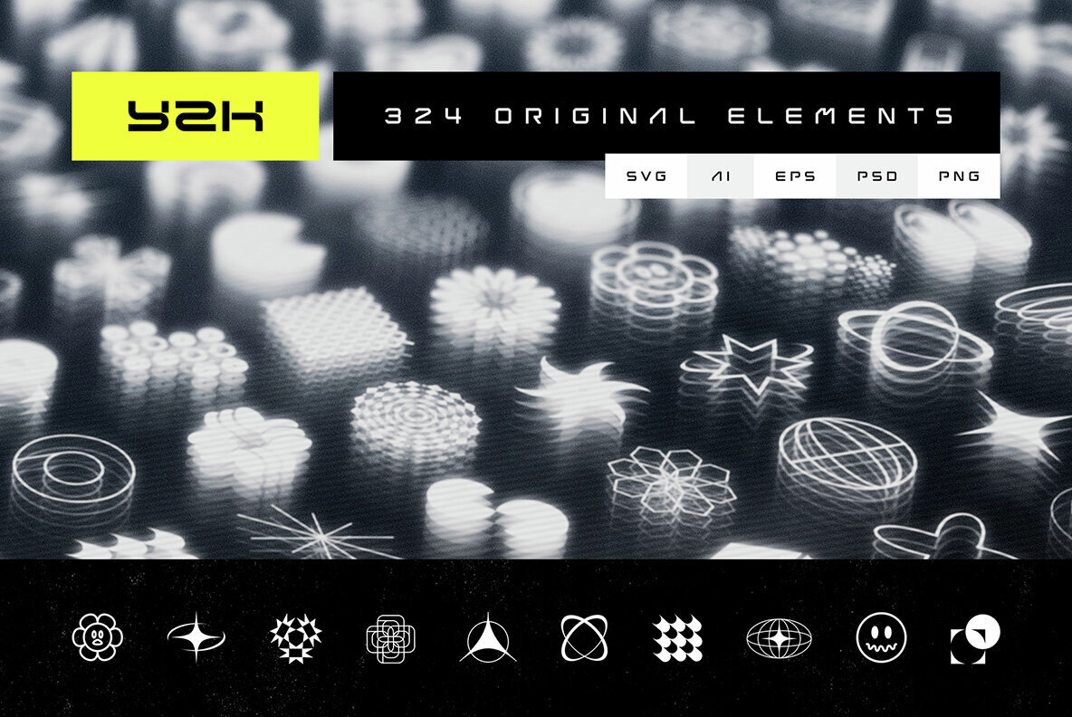 324 Abstract Shapes Set 1