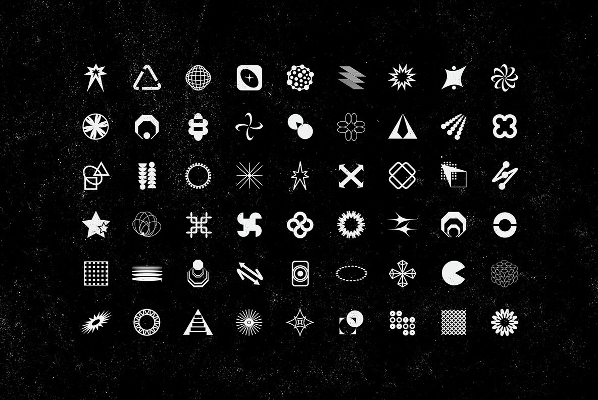 324 Abstract Shapes Set 4