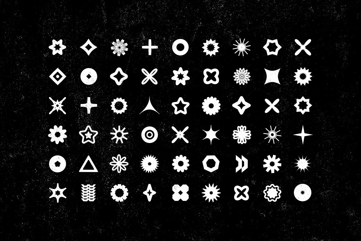 324 Abstract Shapes Set 7