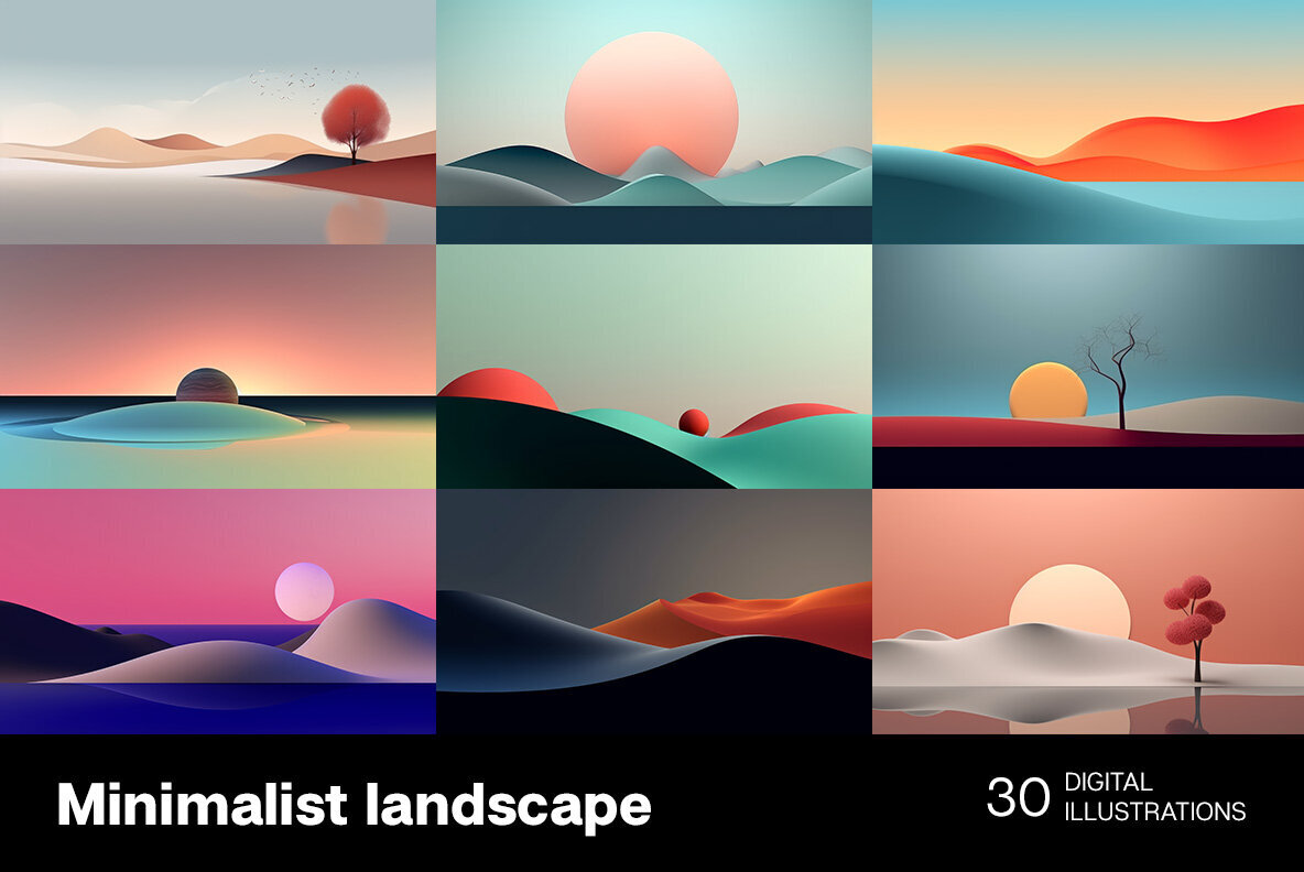 Minimalist  landscapes 2