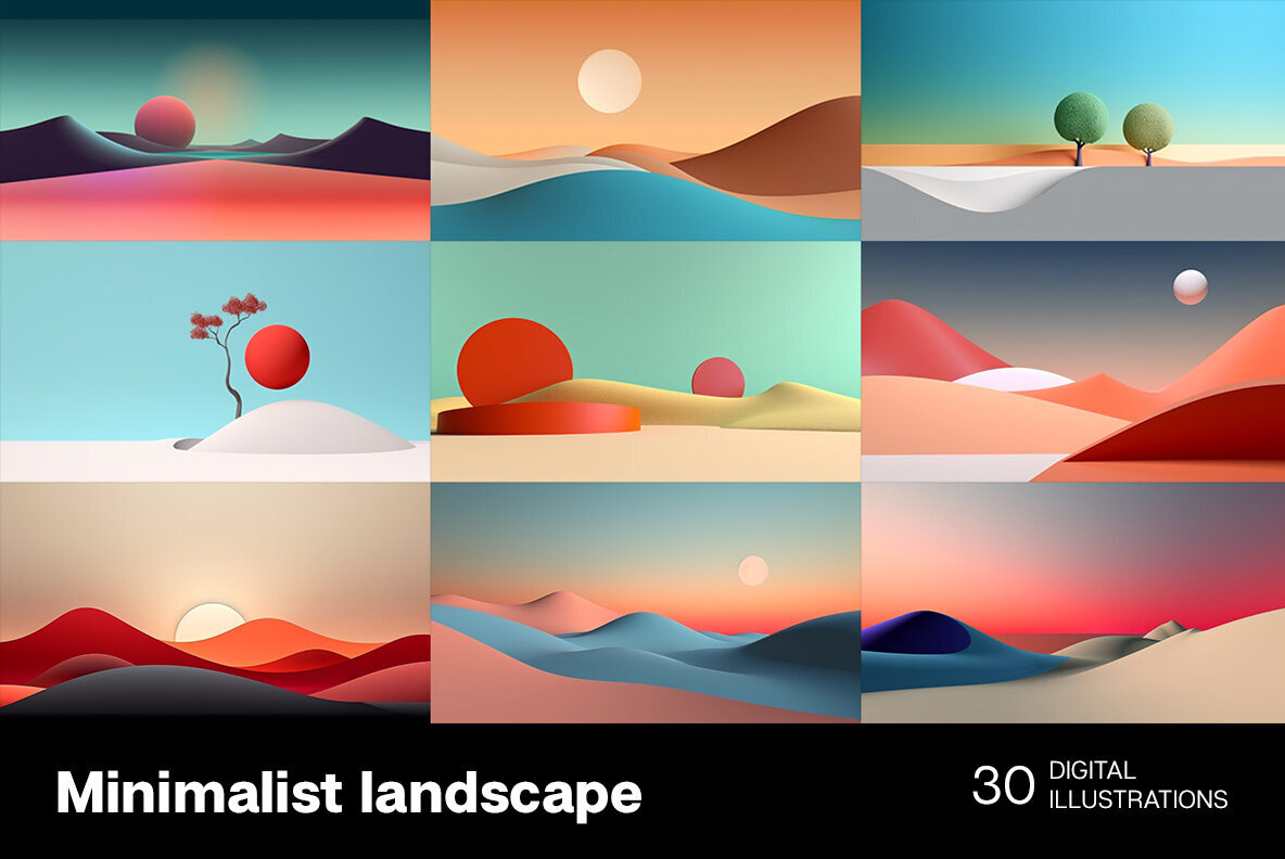 Minimalist  landscapes 3