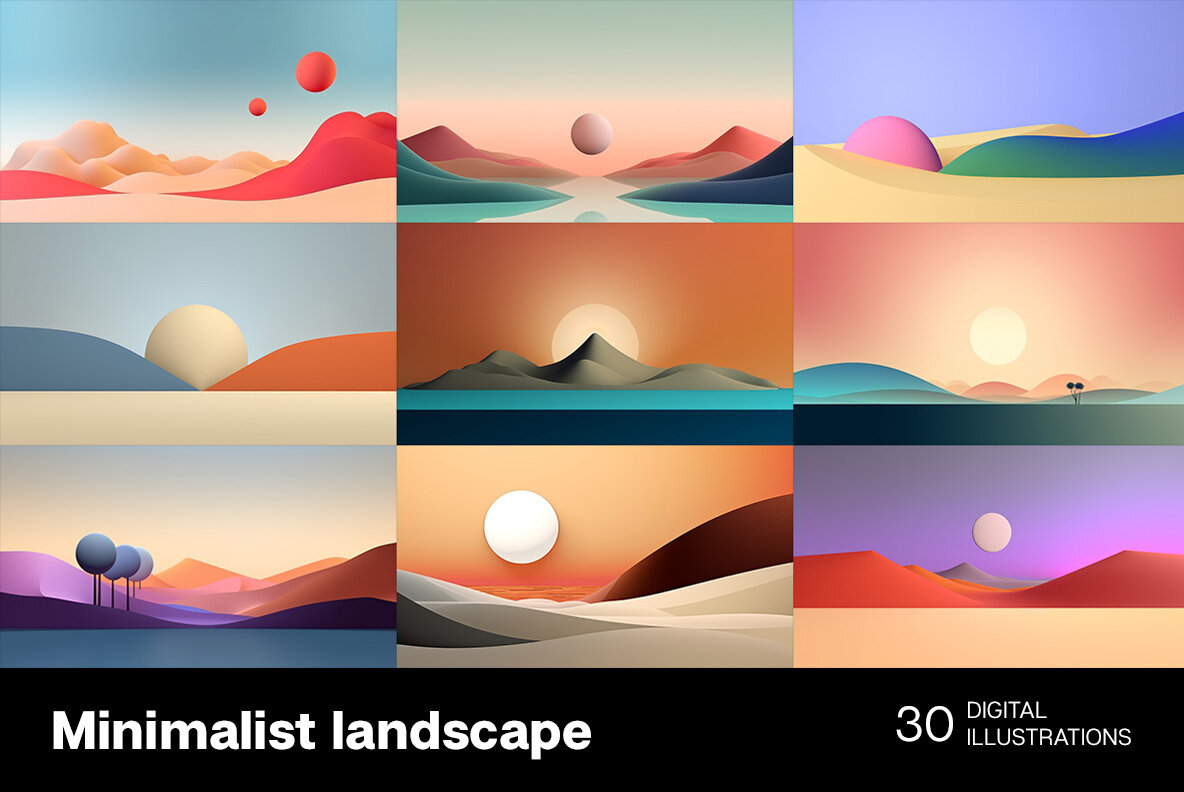 Minimalist  landscapes 4