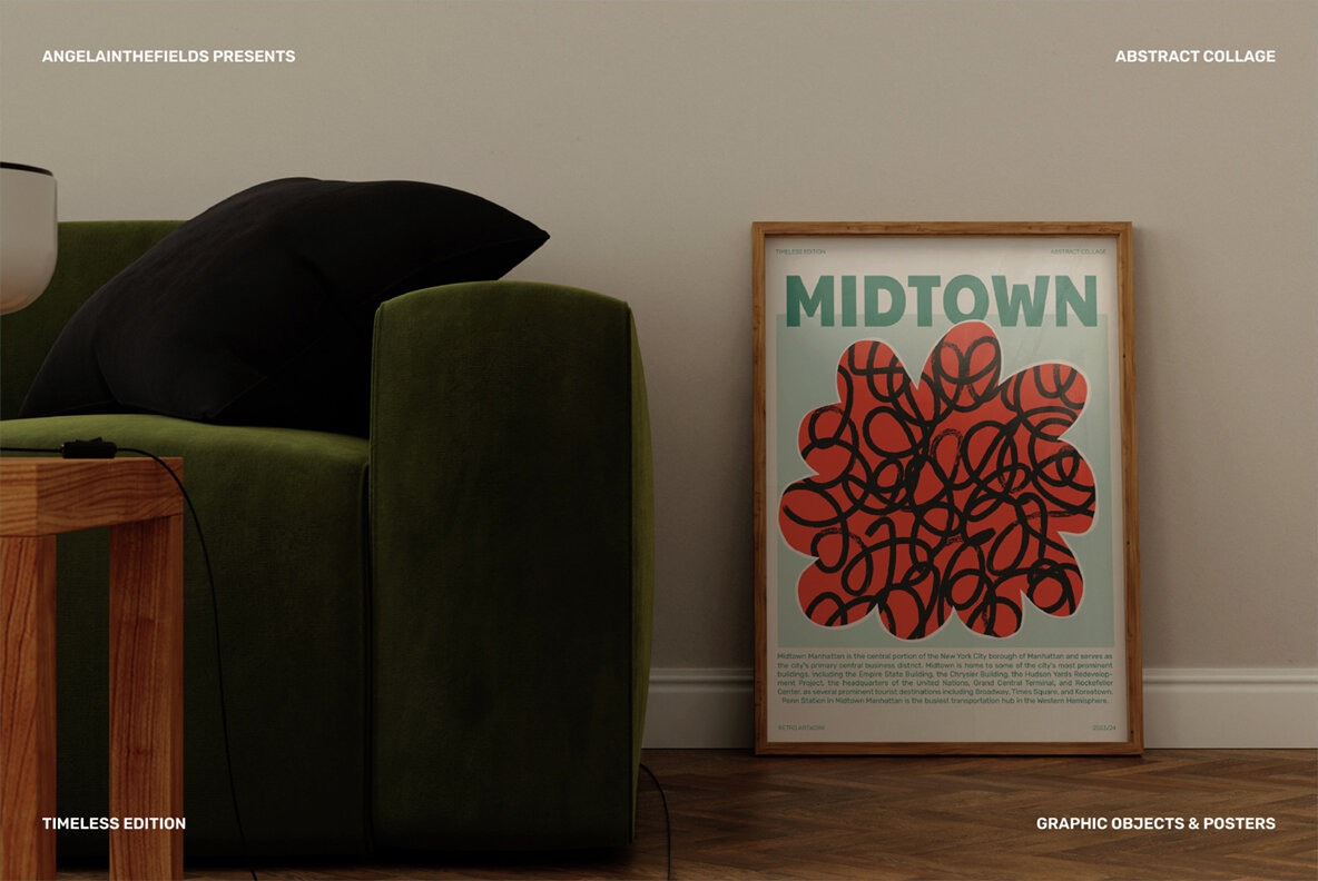 Abstract Collage Vector Clipart Set 10