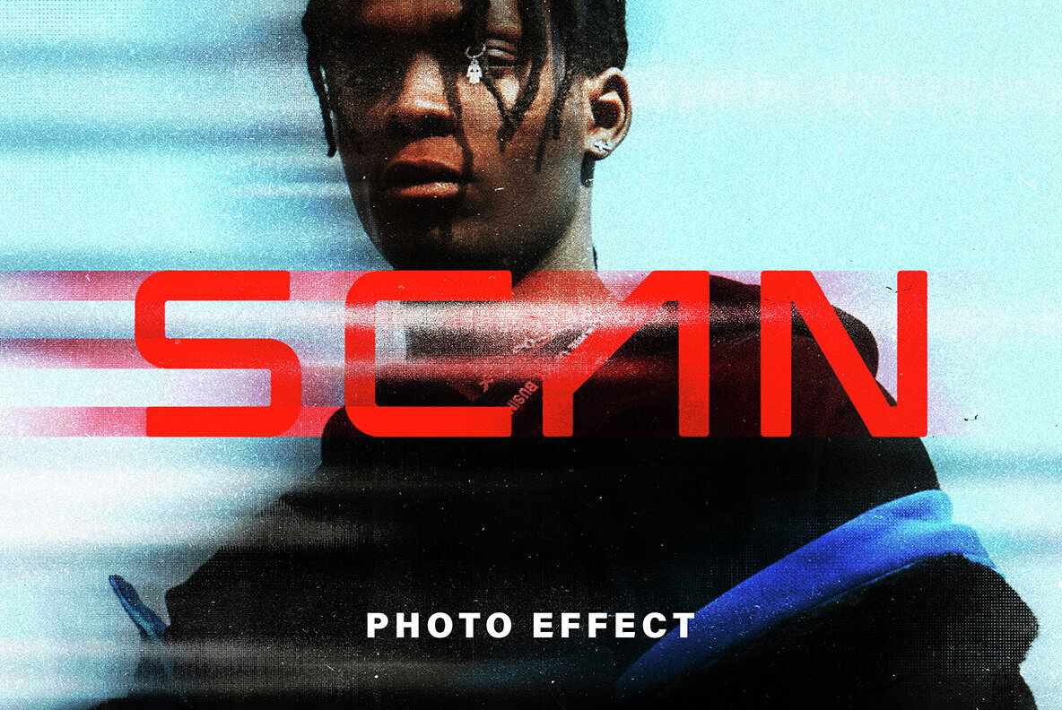 Retro Scan Photo Effect 1