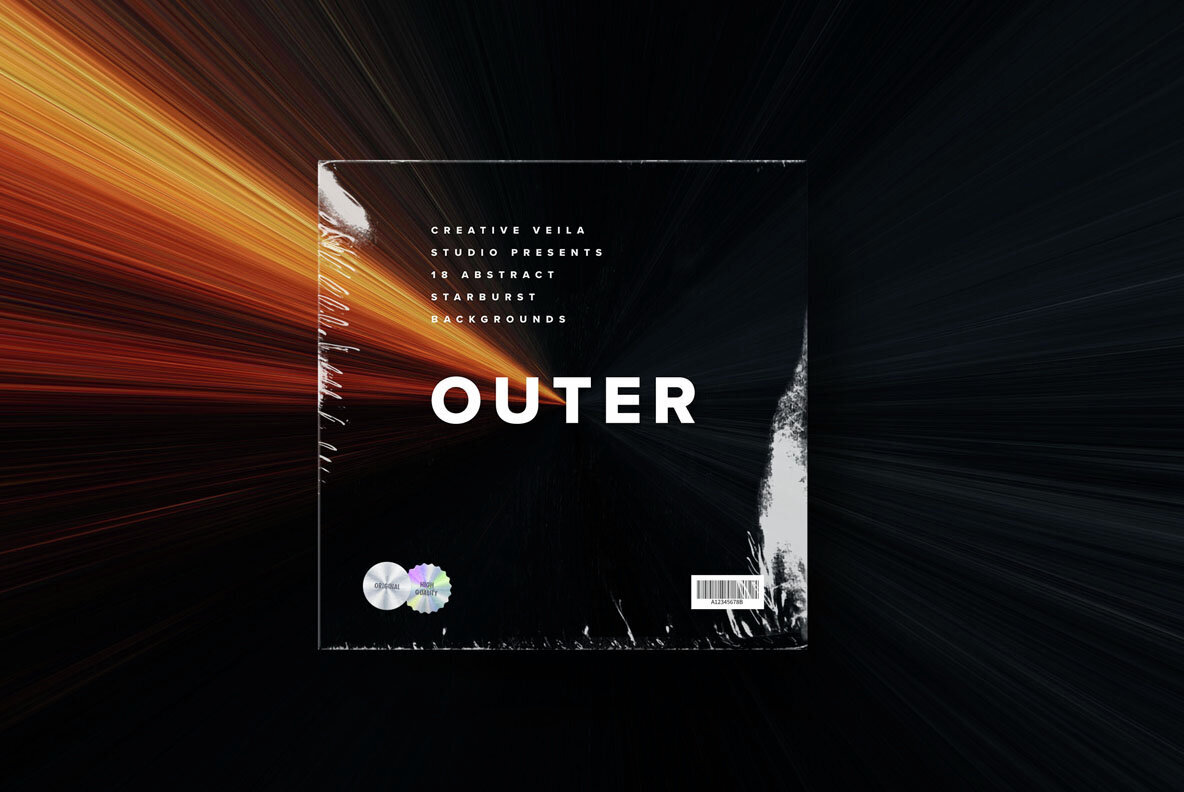 Abstract Starburst Space Backgrounds 3