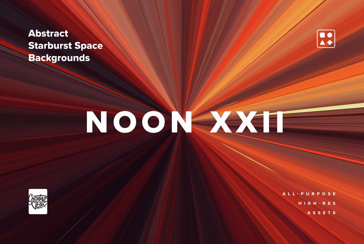 Abstract Starburst Space Backgrounds 6