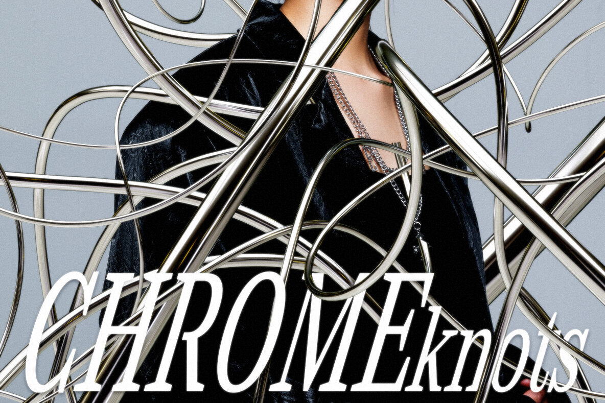 Chrome Knots   3D PNG Shapes 1