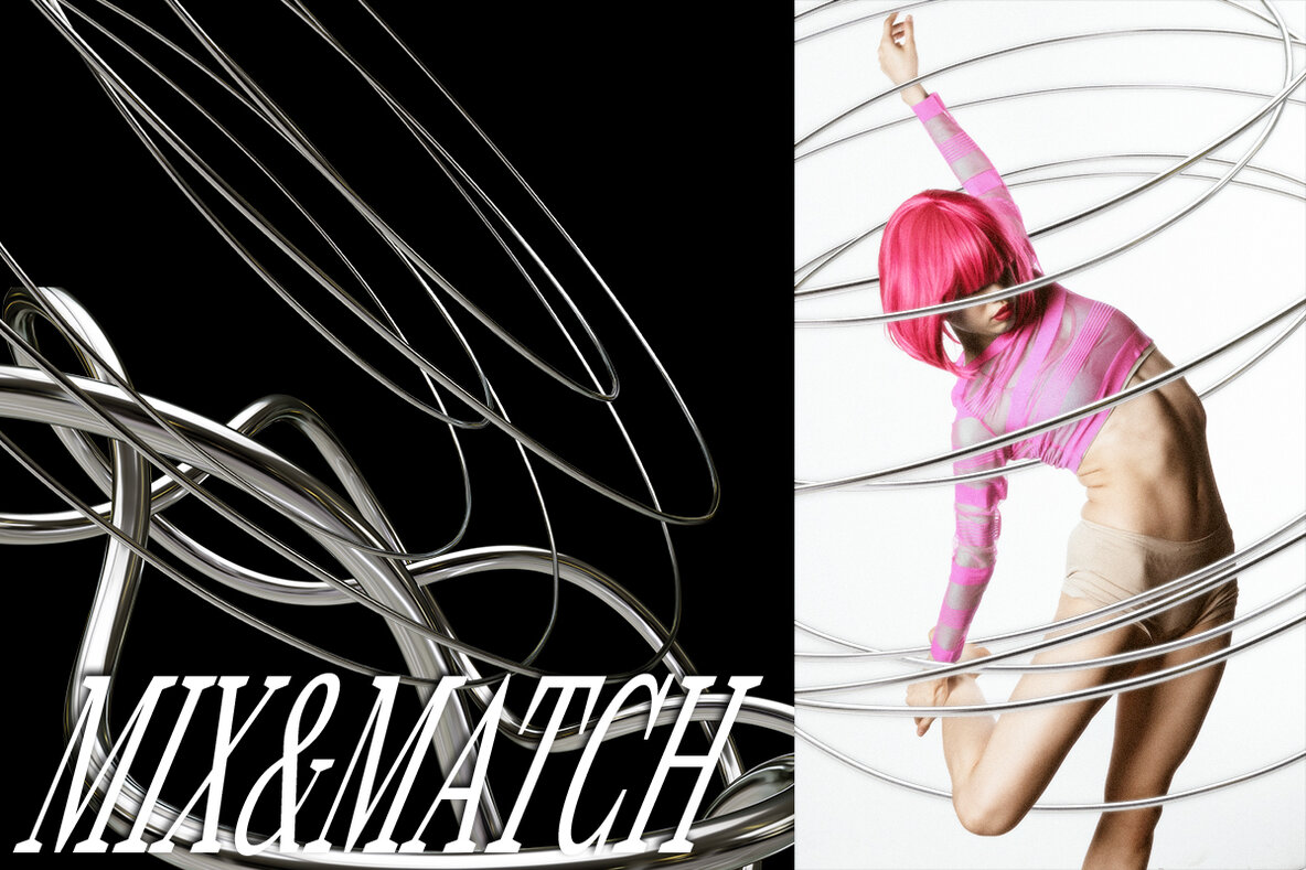 Chrome Knots   3D PNG Shapes 7