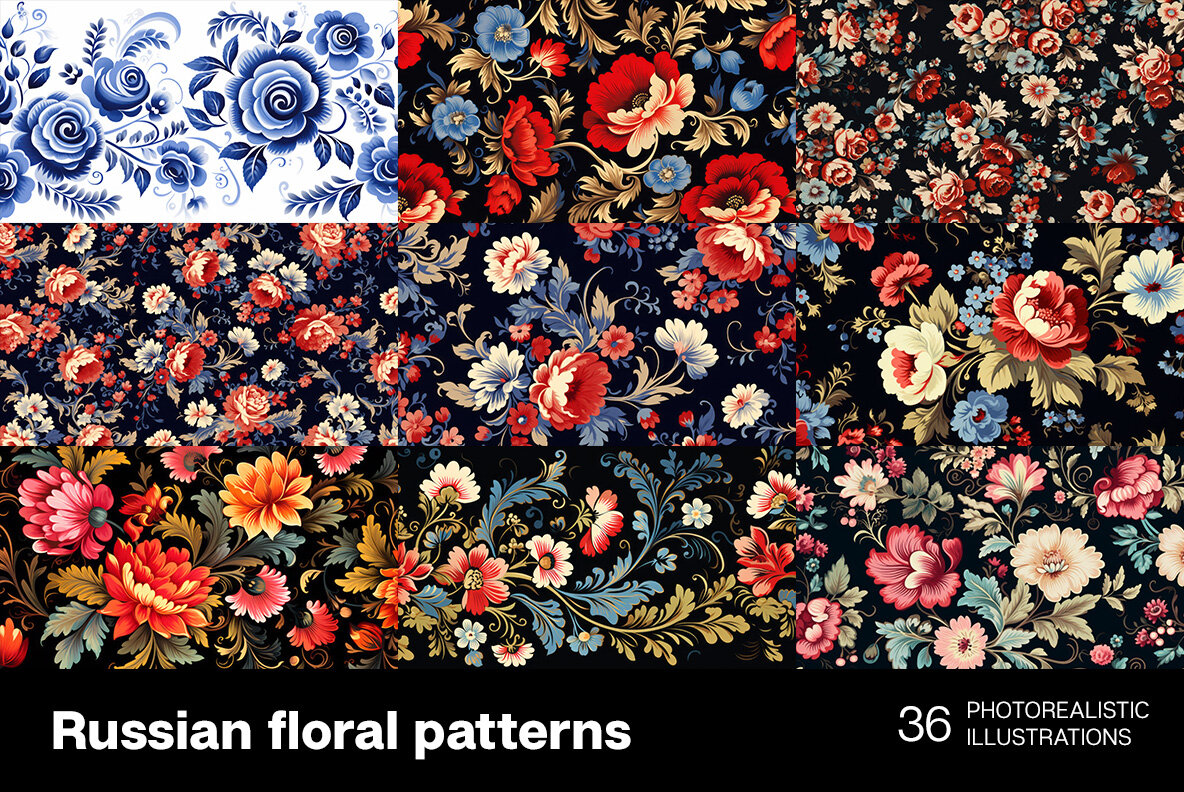 Russian Floral Patterns 5