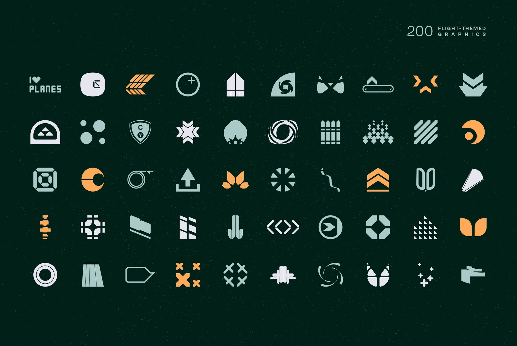 Aviation Icons Collection 9