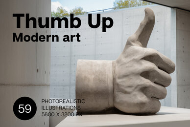 Thumb up art
