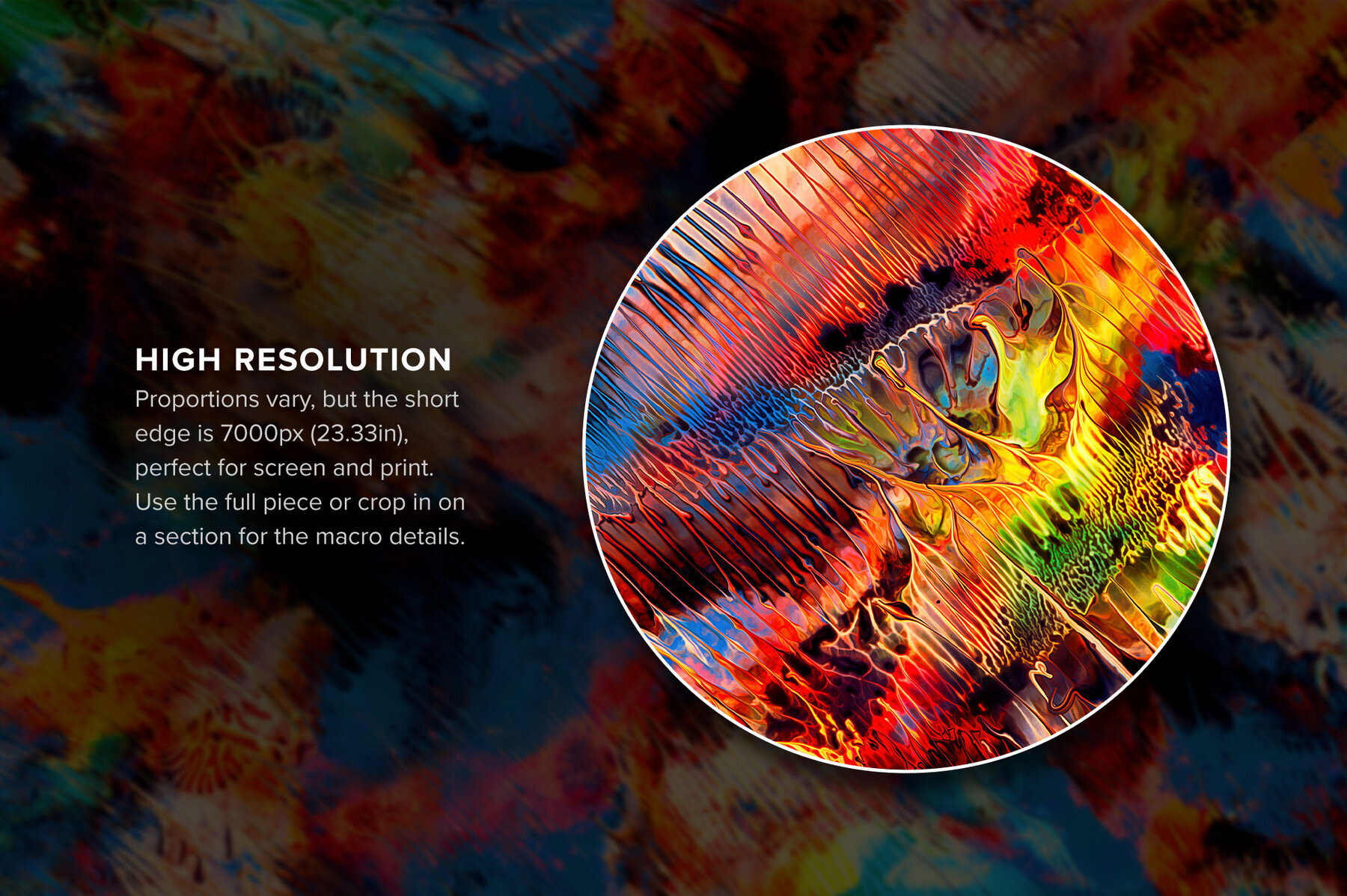 Sacred     Vibrant Paint Textures 2