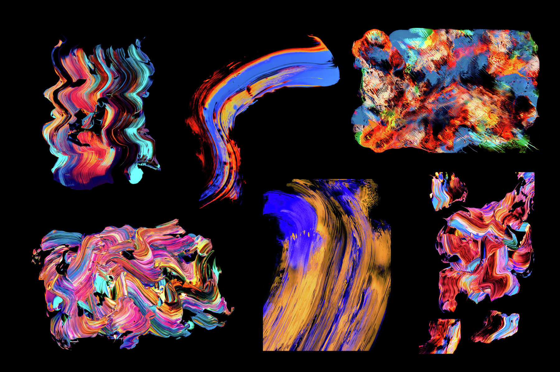 Sacred     Vibrant Paint Textures 11