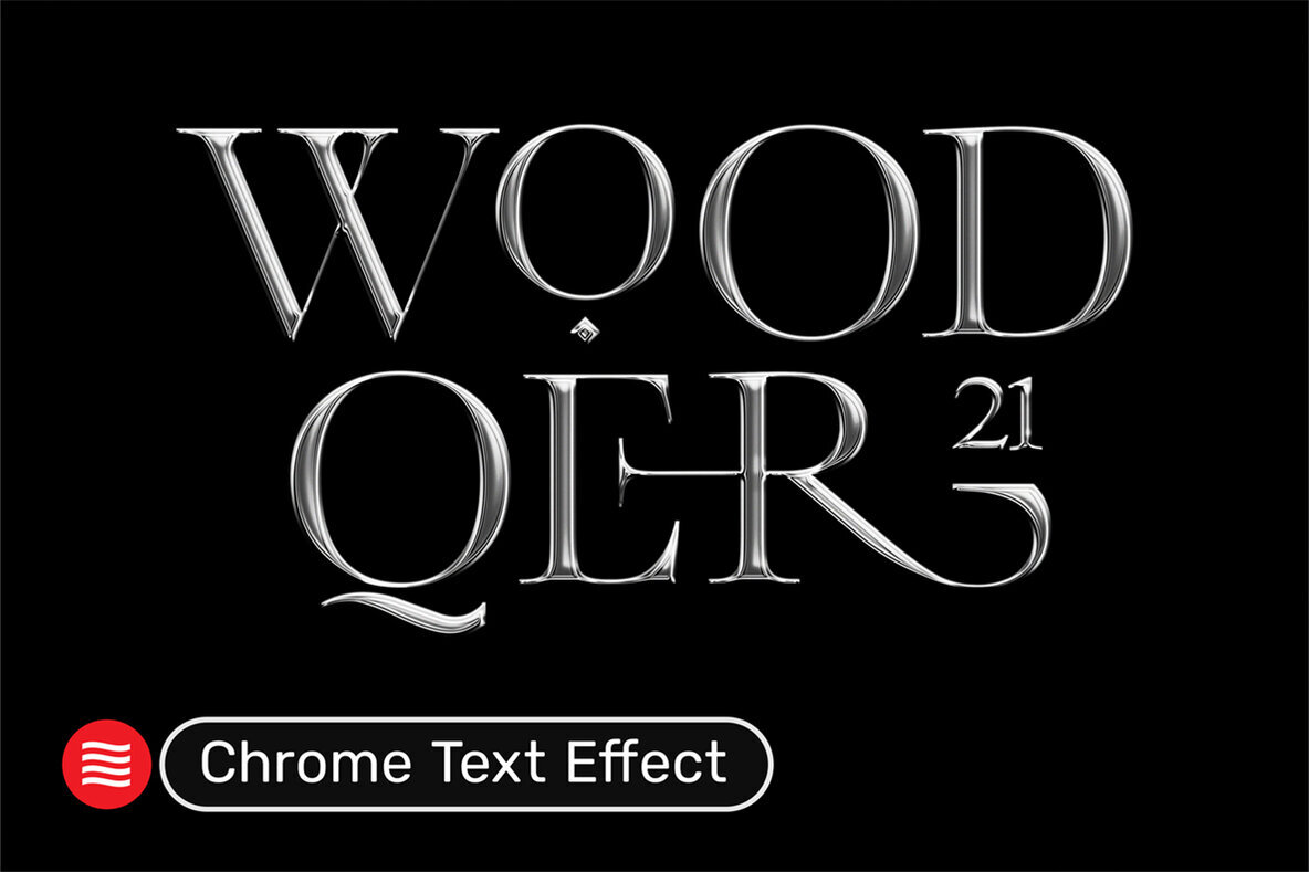 Chrome Text Effect 1