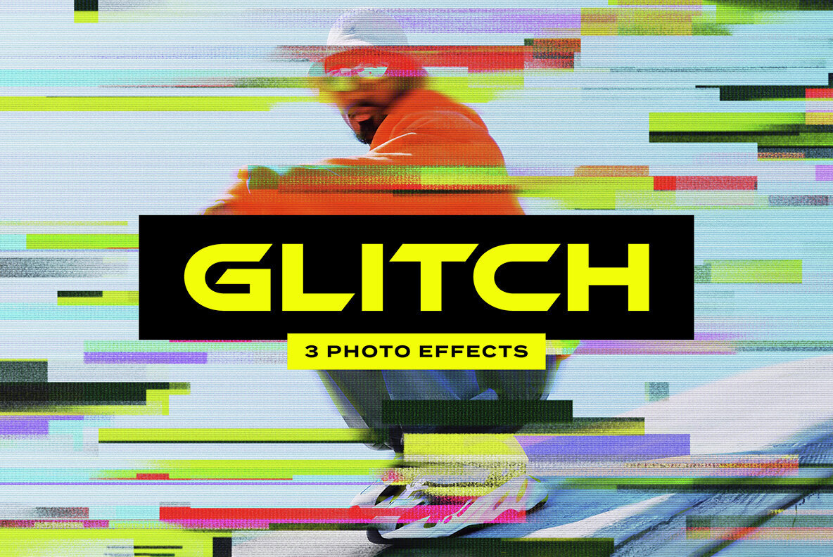 Smudged Glitch Photo Effect 1