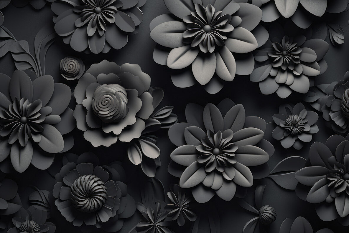 Balck Flowers 7